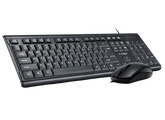 T-Wolf TF-500 Wires Office Keyboard Mouse Set